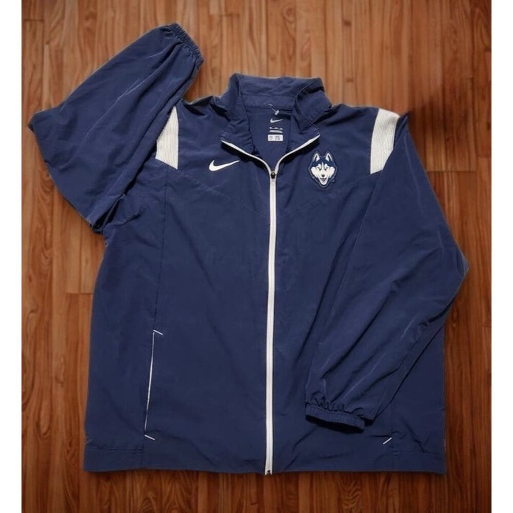 UConn Huskies Nike Player Issued Windbreaker Jacket Men’s XL #43 NCAA Basketball - Picture 11 of 11